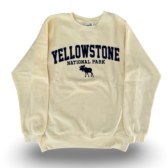 Pacific & Co. Tops - Yellowstone National Park Yellow Sweatshirt size large